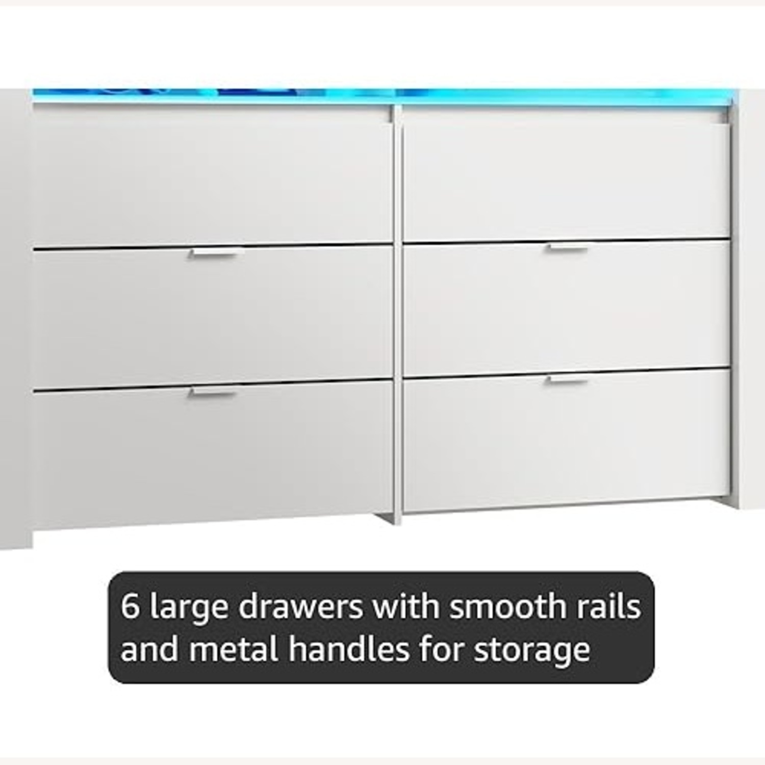 White Wood Dresser  - image-7
