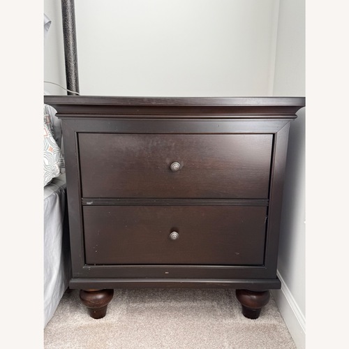 Used Kincaid Furniture Black Nightstand for sale on AptDeco