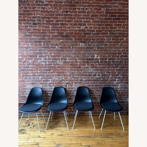 Used Herman Miller Eames Dining Chair with Seat Pad for sale on AptDeco