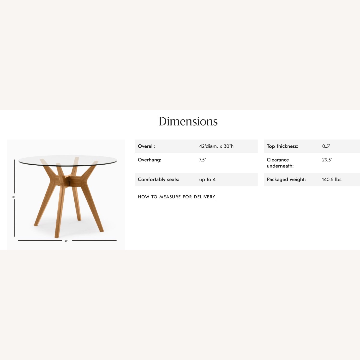 West Elm Jensen Elgant Dining Table - image-11