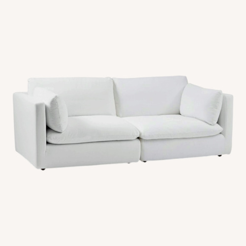 Used West Elm Hampton White Modular Sofa for sale on AptDeco