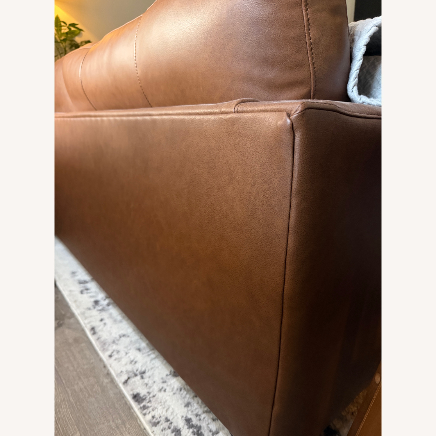 Roy's Furniture Dark Brown Leather 2 Seater Sofa - image-6