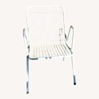 Stilgarden Vintage White Patio Chairs PAIR Italy