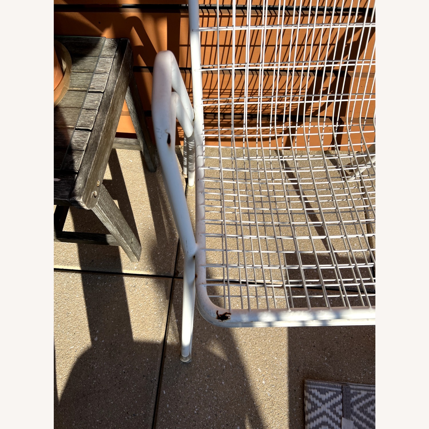 Stilgarden Vintage White Patio Chairs PAIR Italy - image-5