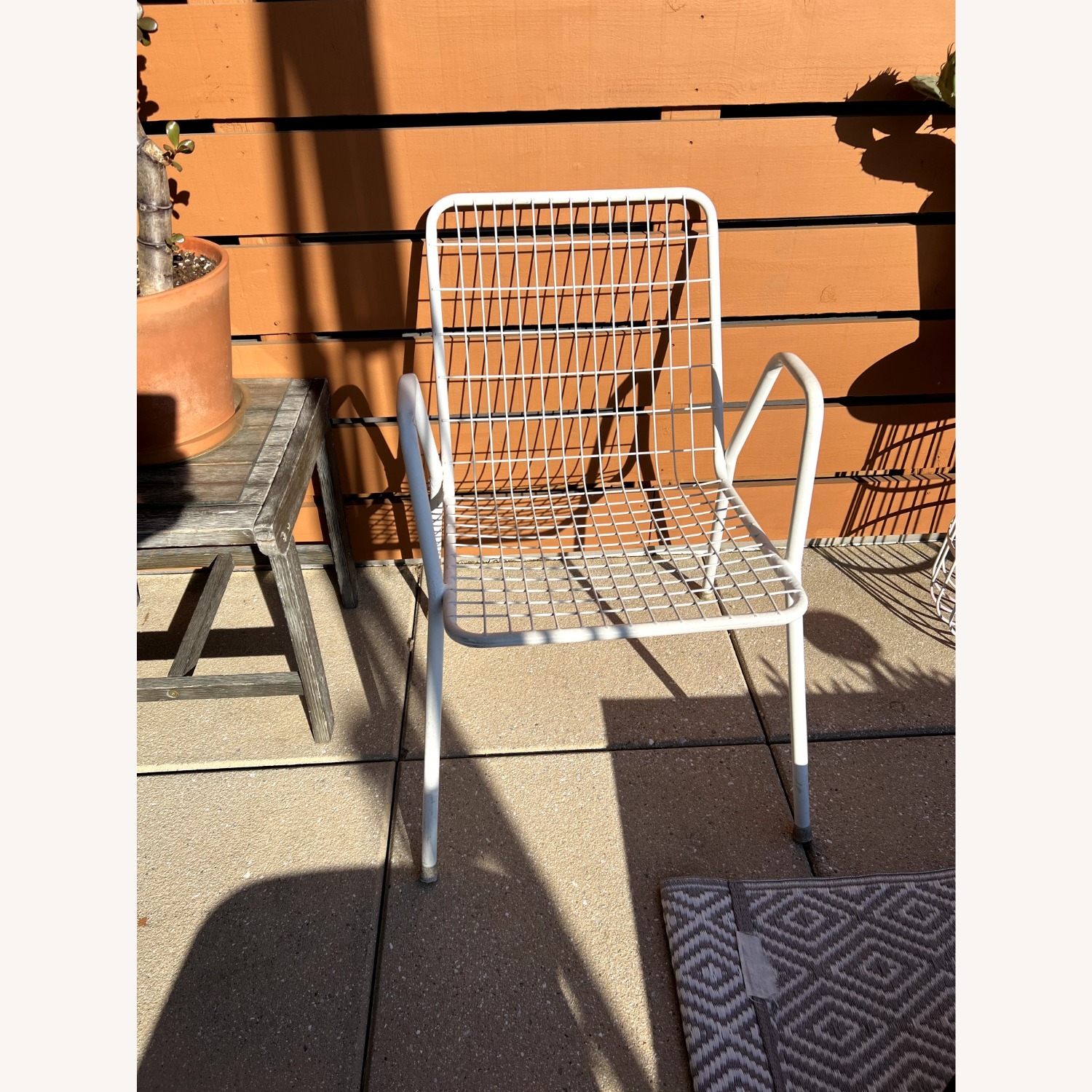 Stilgarden Vintage White Patio Chairs PAIR Italy - image-2