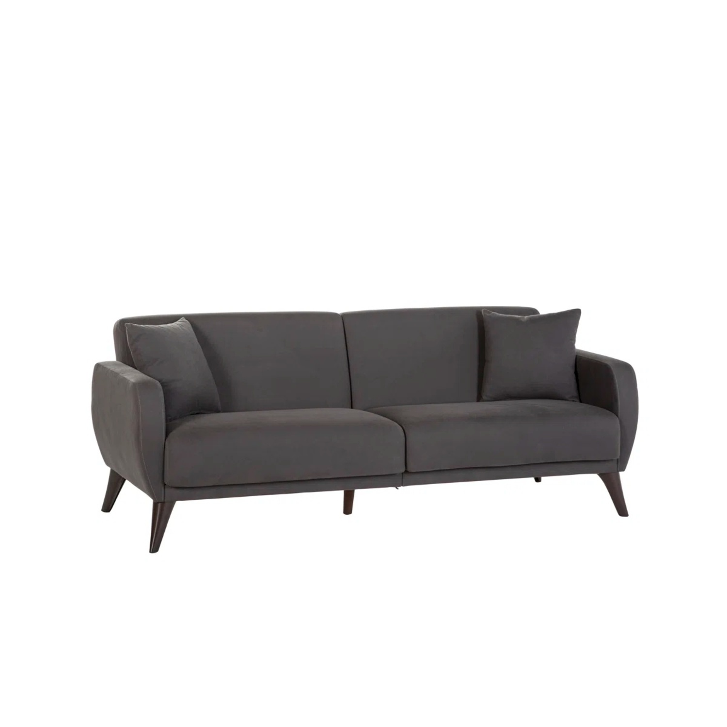 Wayfair Dark Gray Fabric Sleeper Sofa - image-4