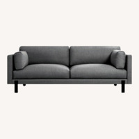 Gus Modern Silverlake Dark Gray 2 Seater Sofa