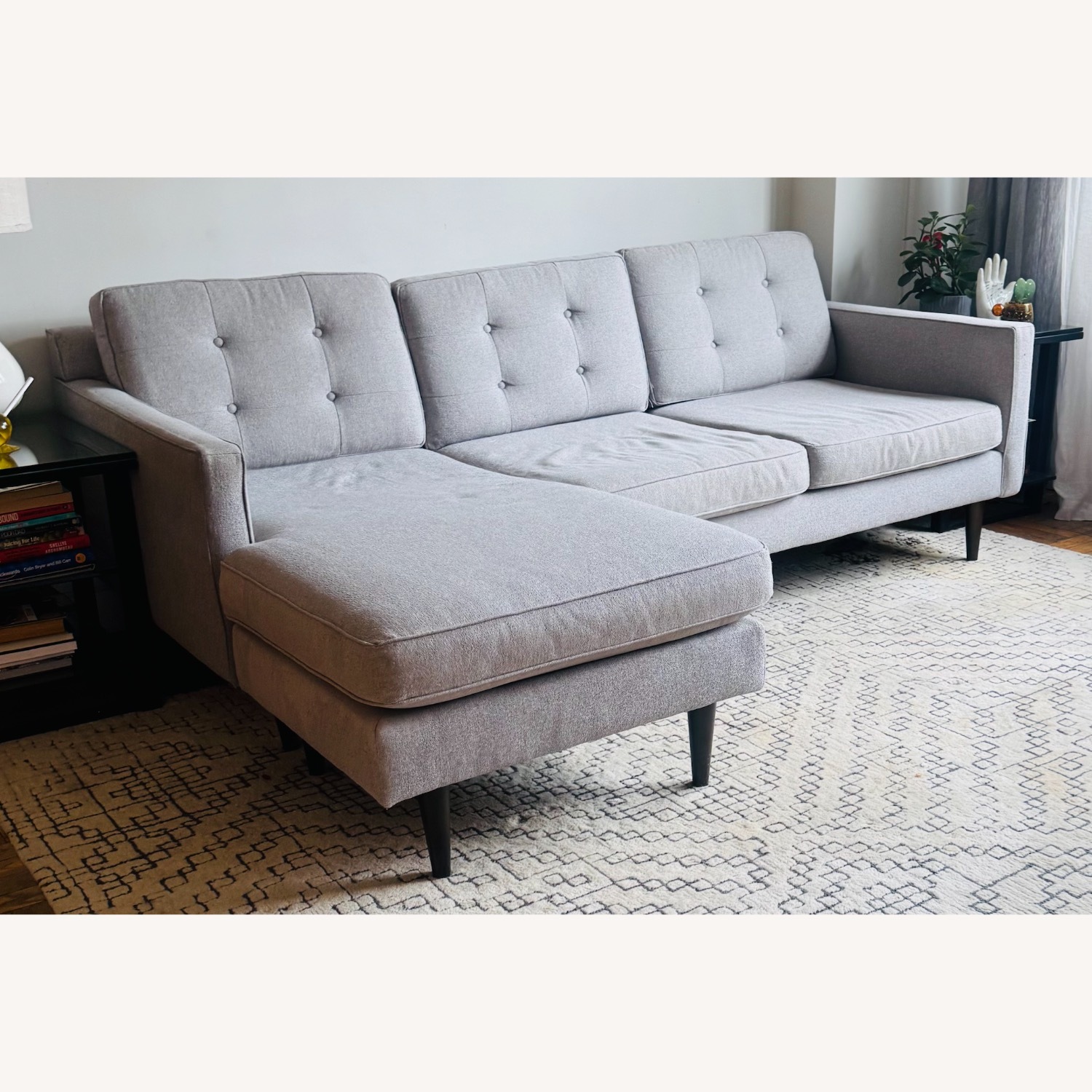 West Elm Drake 2 Piece Chaise Sectional  - image-6
