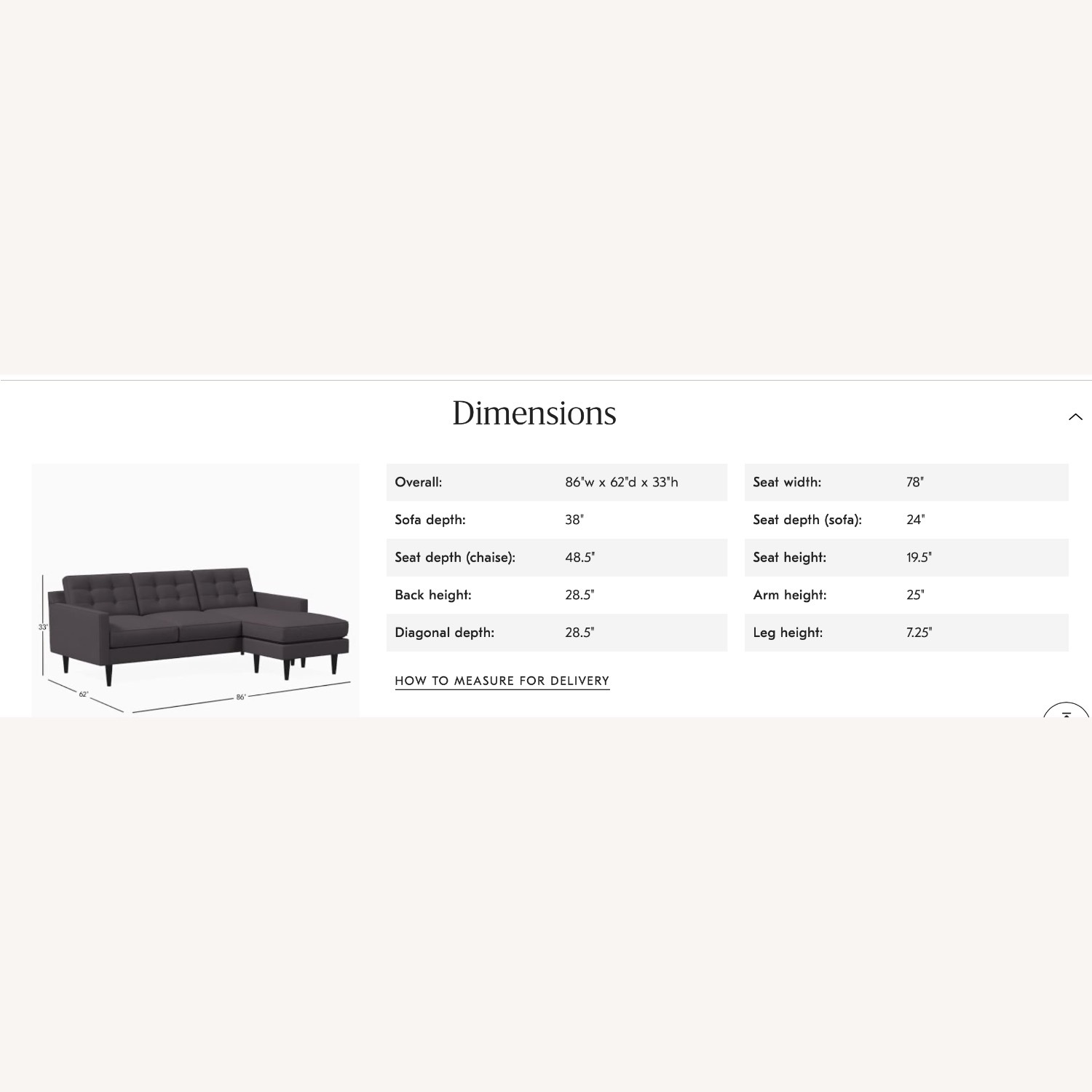 West Elm Drake 2 Piece Chaise Sectional  - image-12
