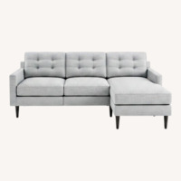 West Elm Drake 2 Piece Chaise Sectional 