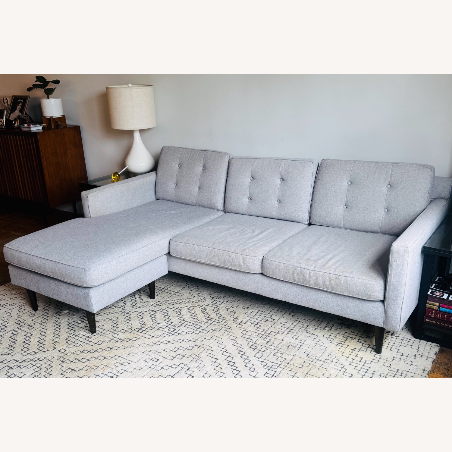 West Elm Drake 2 Piece Chaise Sectional  - image-5