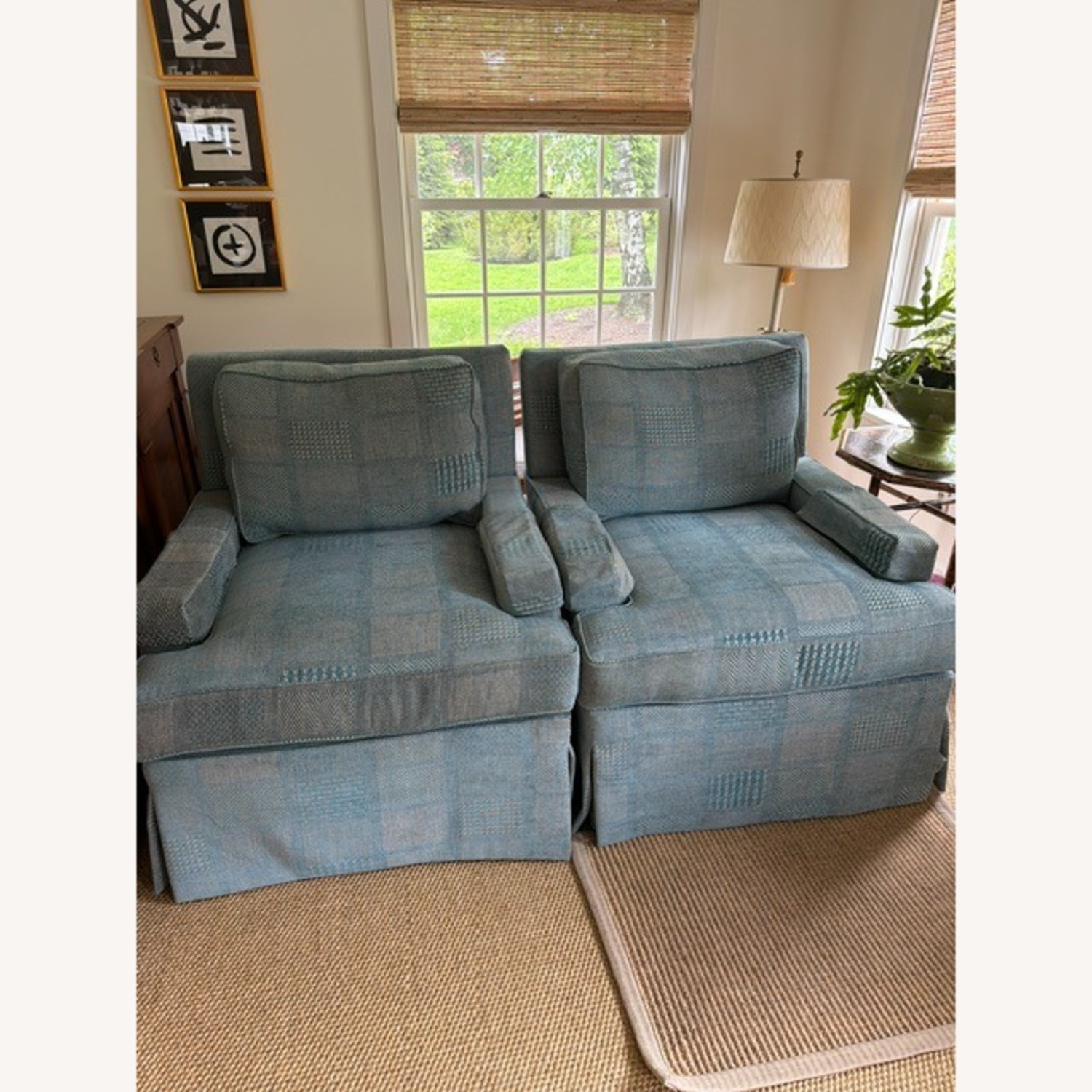 Custom Nina Campbell Fabric Chair - image-1
