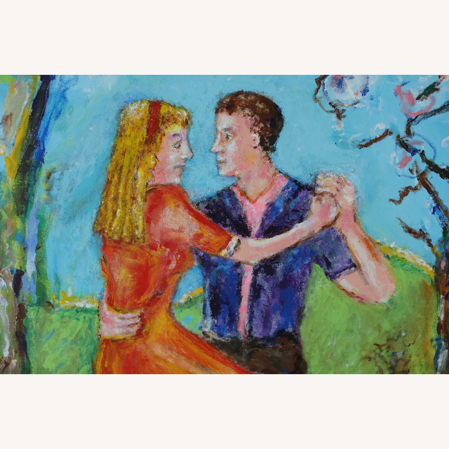 Original Oil Painting - Dancers in Spring - image-10