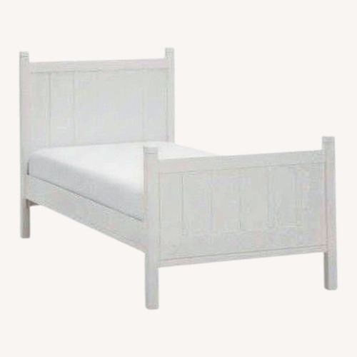Used Pottery Barn Kids Camp White Wood Full Bed for sale on AptDeco