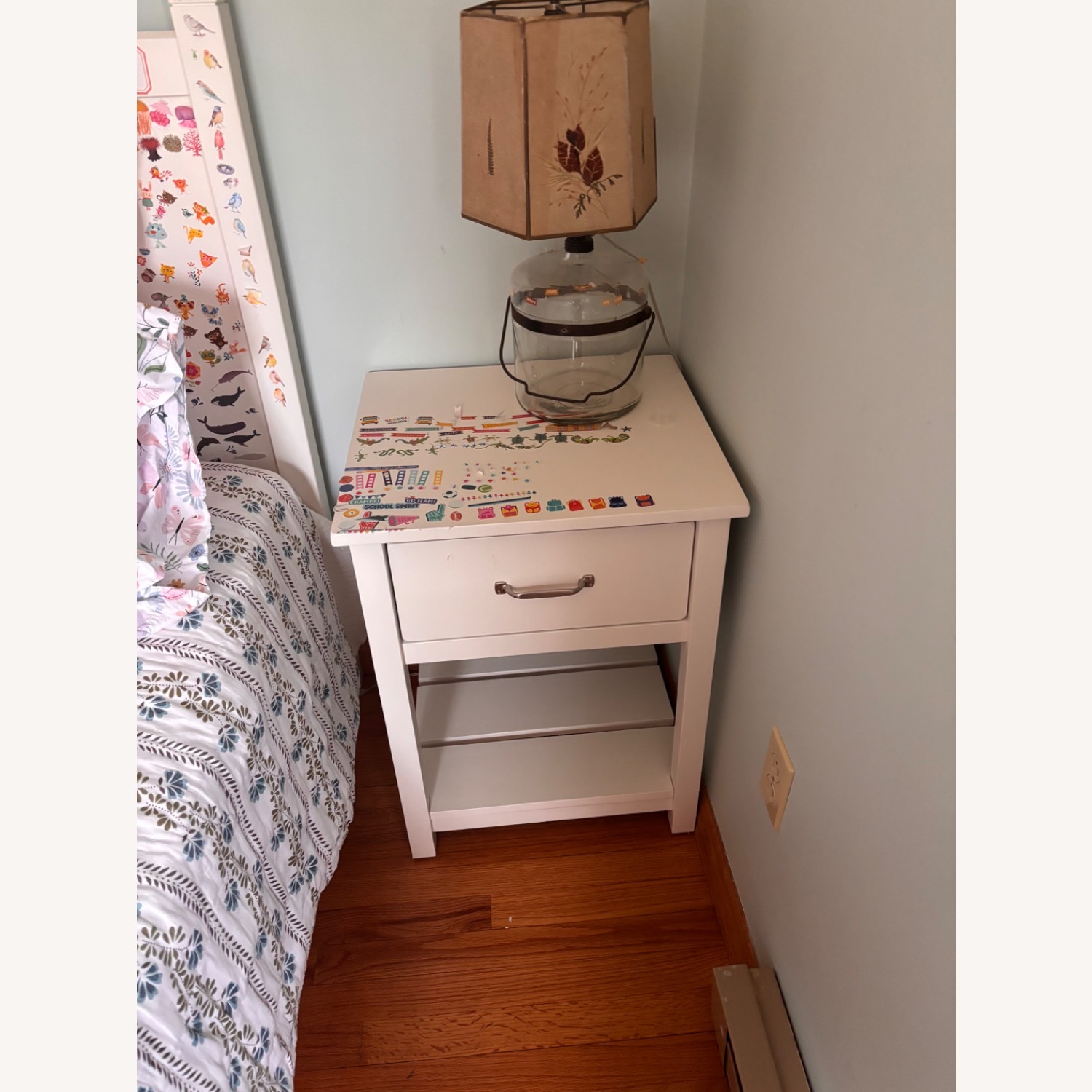 Pottery Barn Kids white Camp Nightstand  - image-1