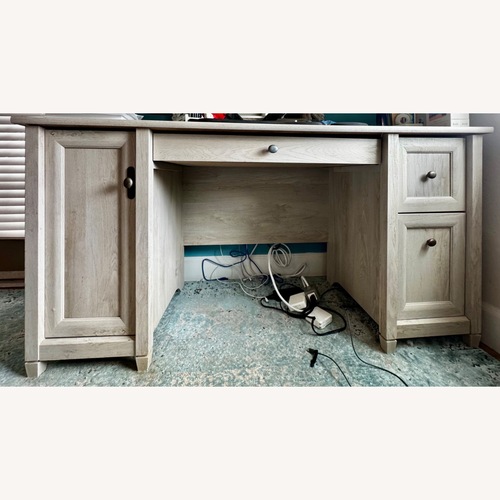 Used Wayfair Natural Wood Desk for sale on AptDeco