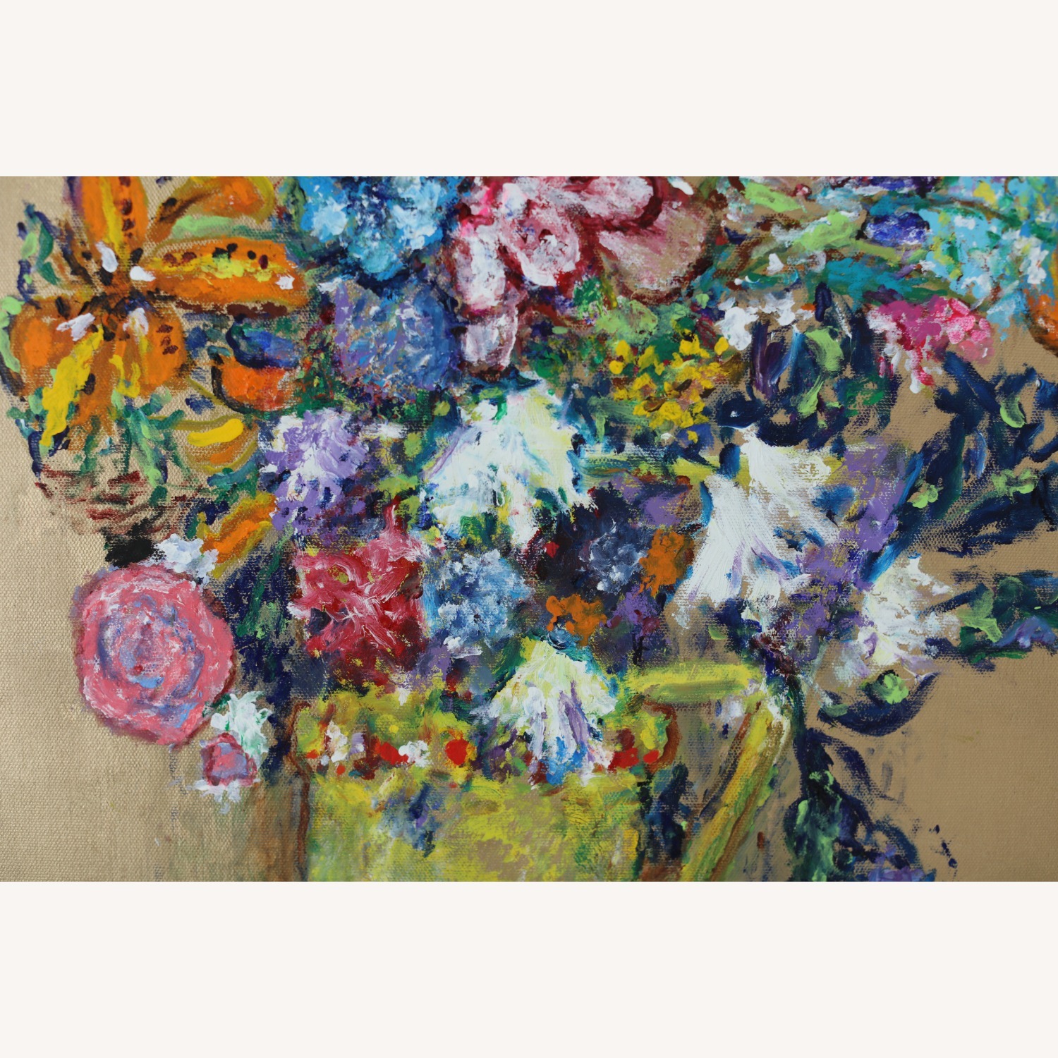 Original Oil / Acrylic Painting - Love of Flowers - image-9