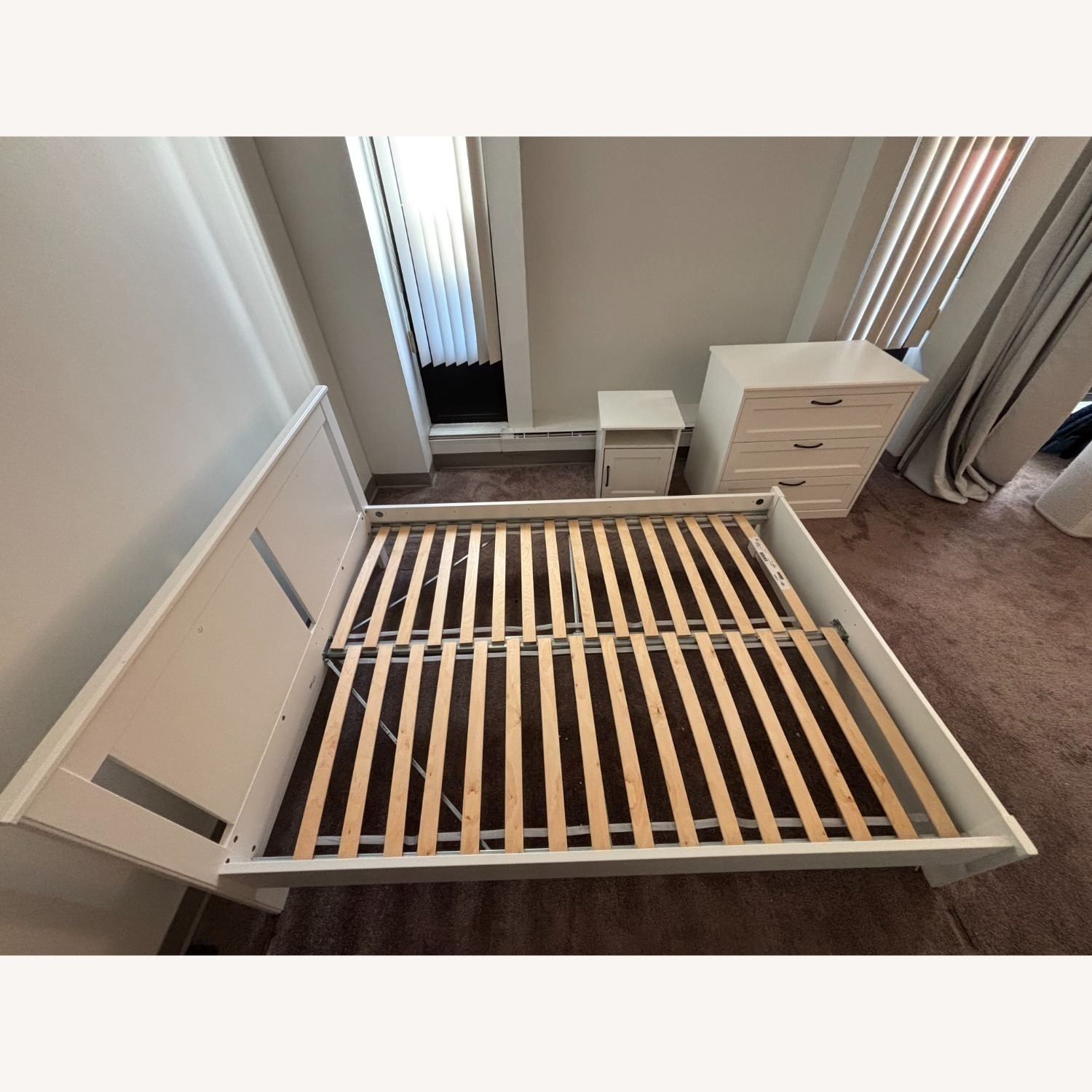 IKEA SONGESAND White Queen Bed - image-2