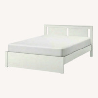 IKEA SONGESAND White Queen Bed