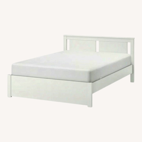 Used IKEA SONGESAND White Queen Bed for sale on AptDeco