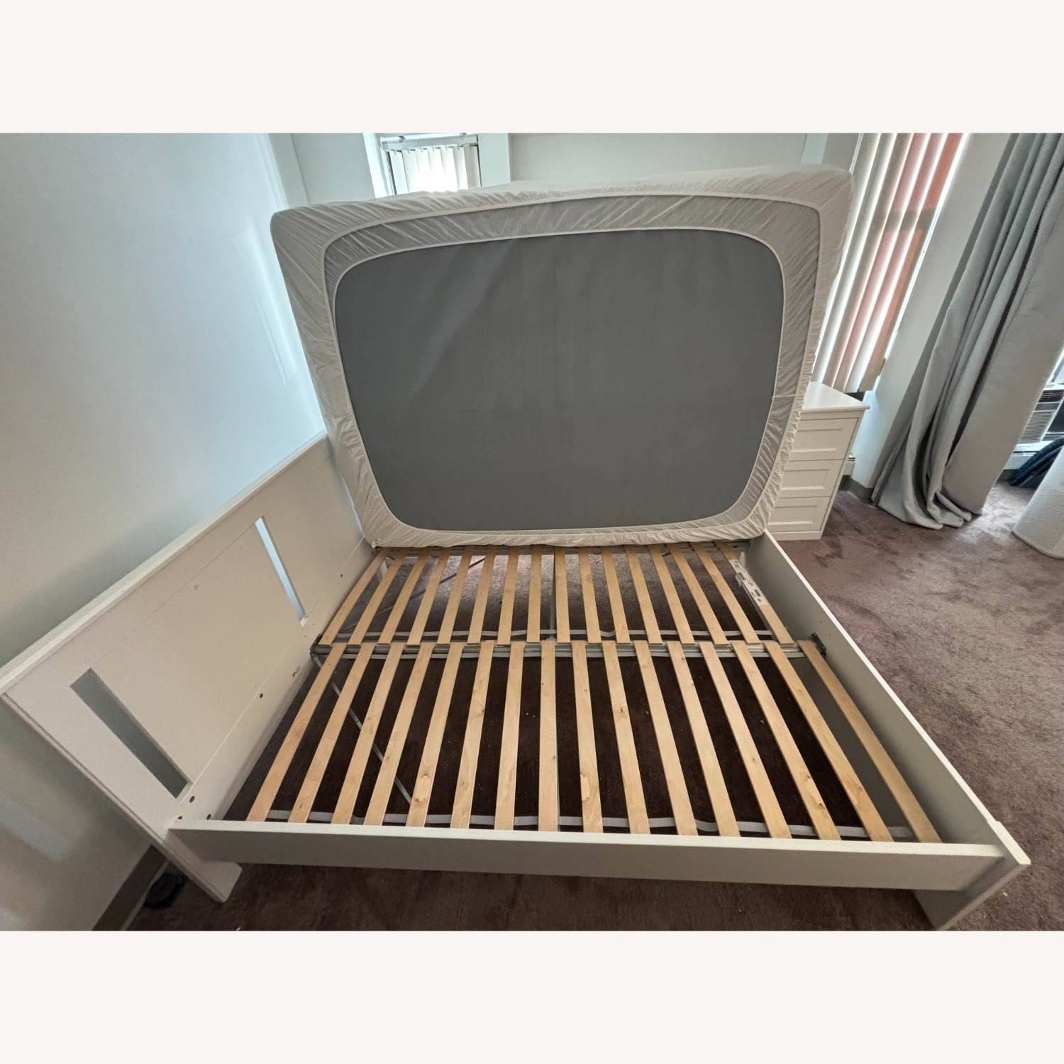 IKEA SONGESAND White Queen Bed - image-3