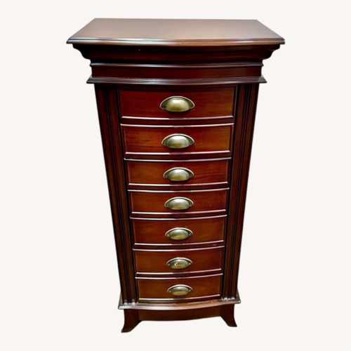 Used Solid Cherry Wood Jewelry Dresser for sale on AptDeco