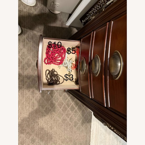Used Solid Cherry Wood Jewelry Dresser for sale on AptDeco