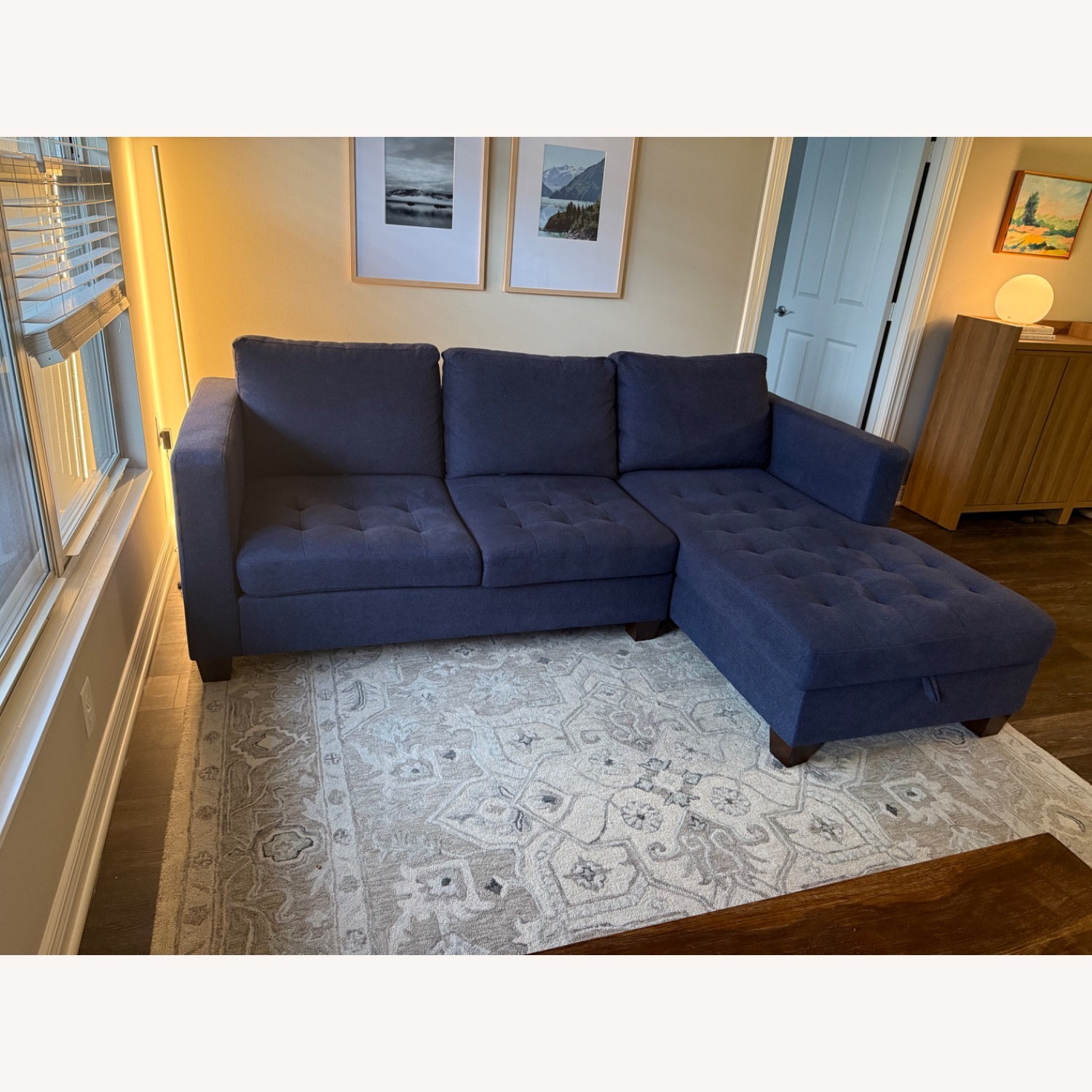 World Market Indigo Trudeau Sectional - image-3