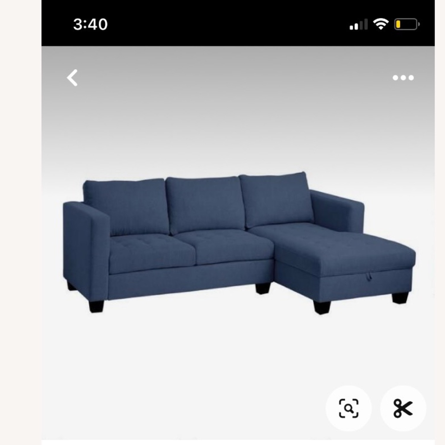 World Market Indigo Trudeau Sectional - image-1