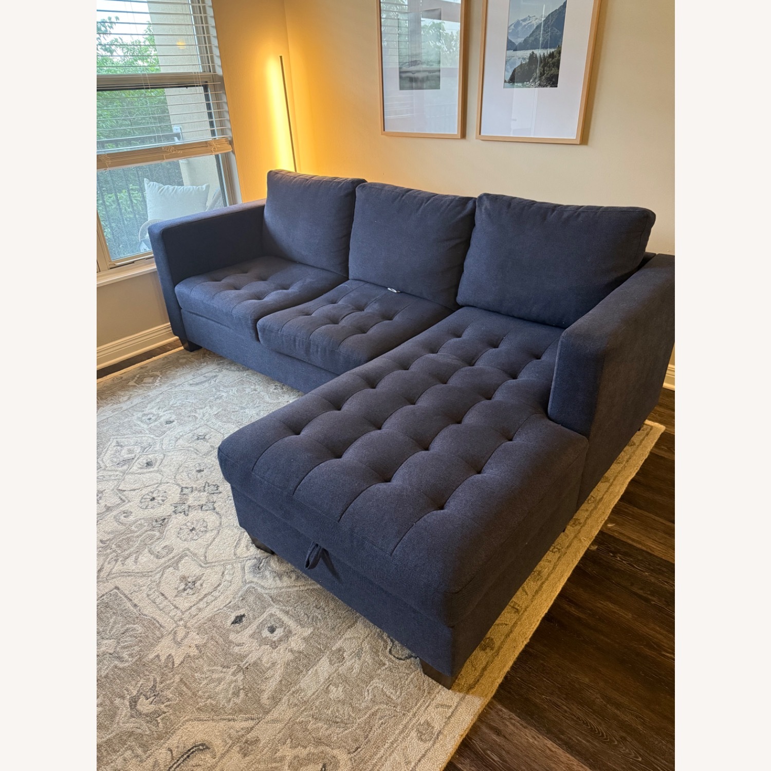 World Market Indigo Trudeau Sectional - image-2