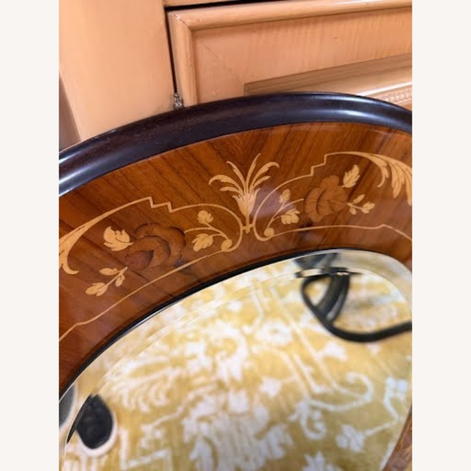Vintage/Antique Antique Italian Inlaid Wall Mirror - image-3
