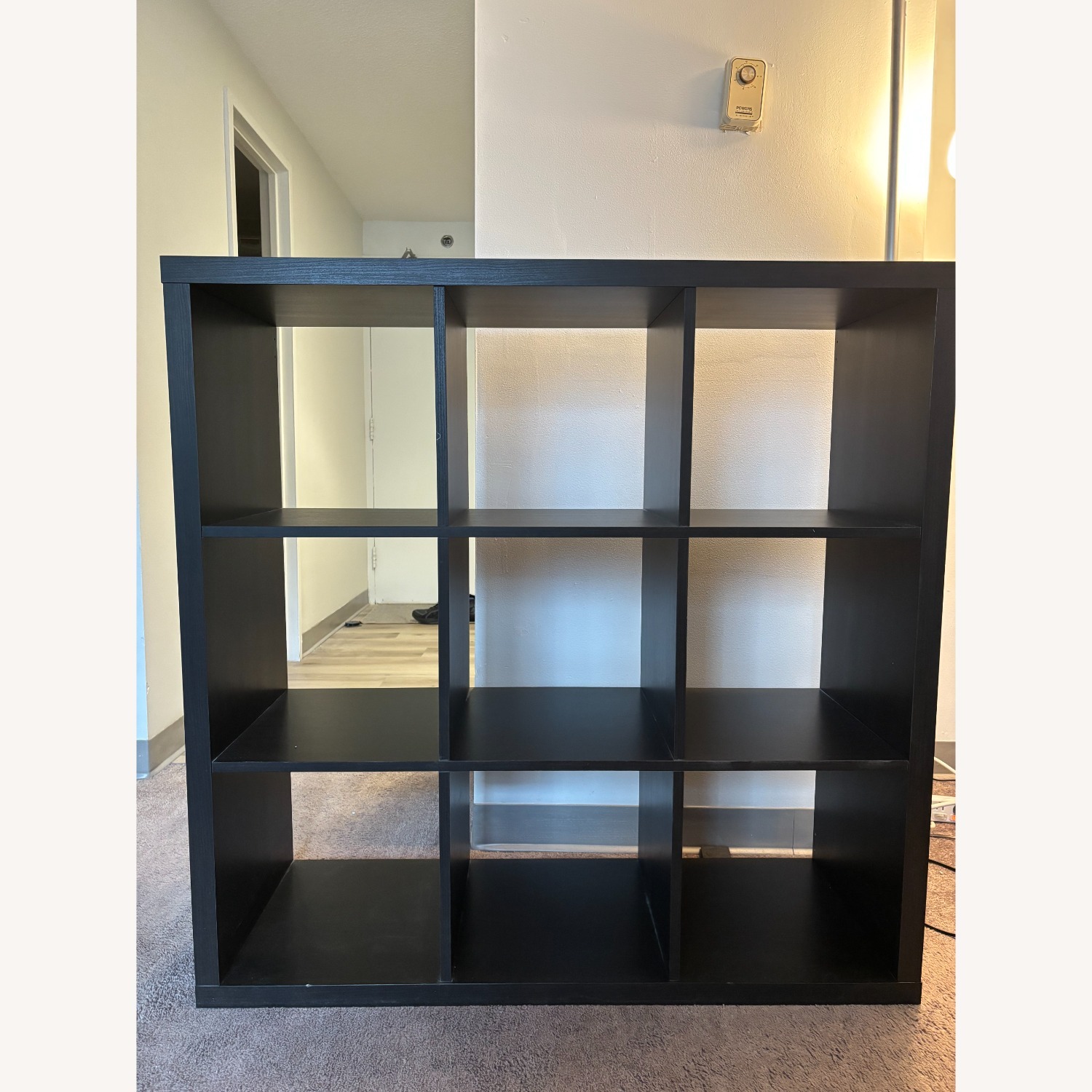 IKEA Kallax Dark Brown Wood Bookcase - image-1