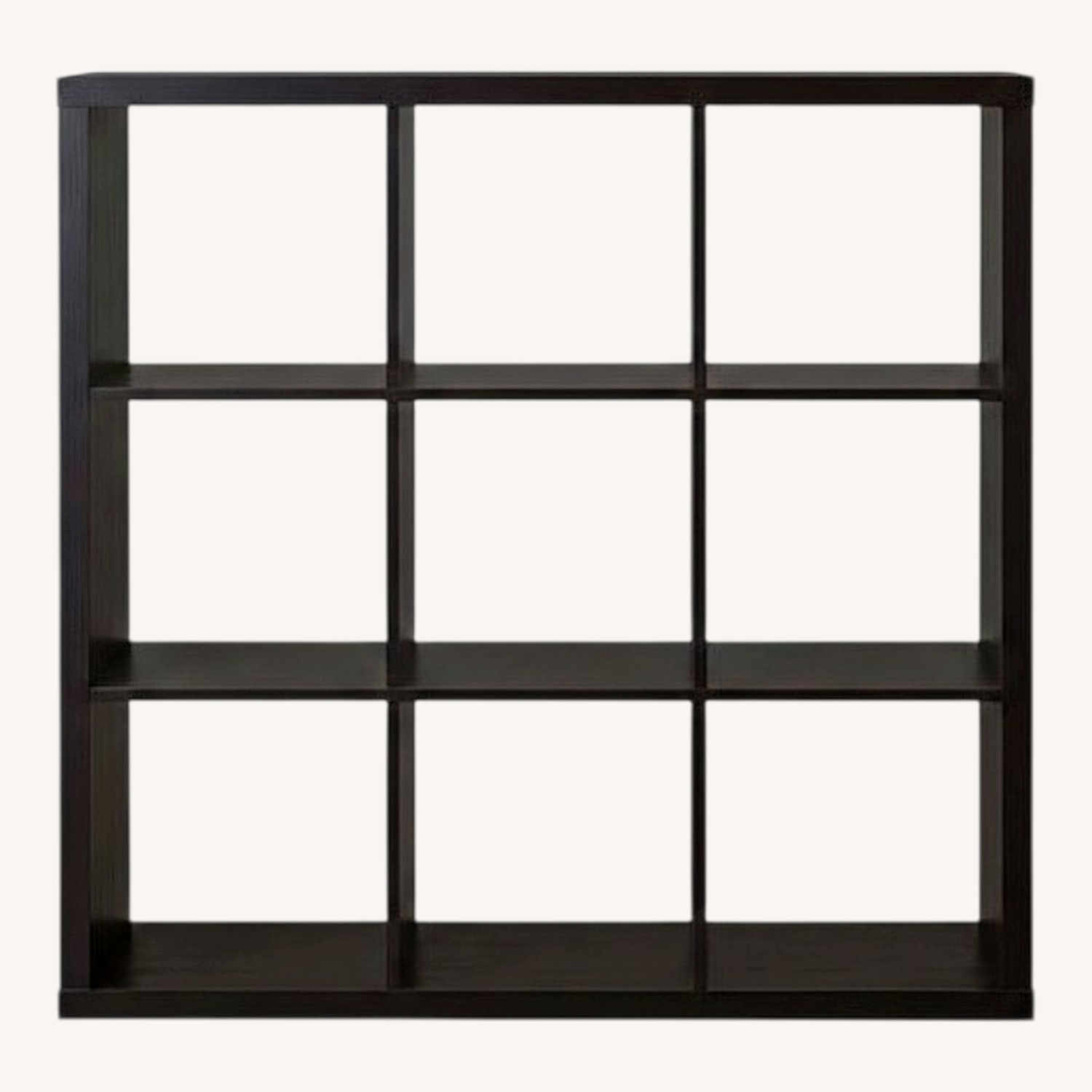 IKEA Kallax Dark Brown Wood Bookcase - image-0