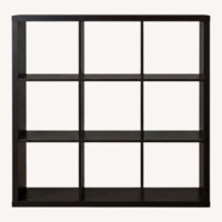 IKEA Kallax Dark Brown Wood Bookcase