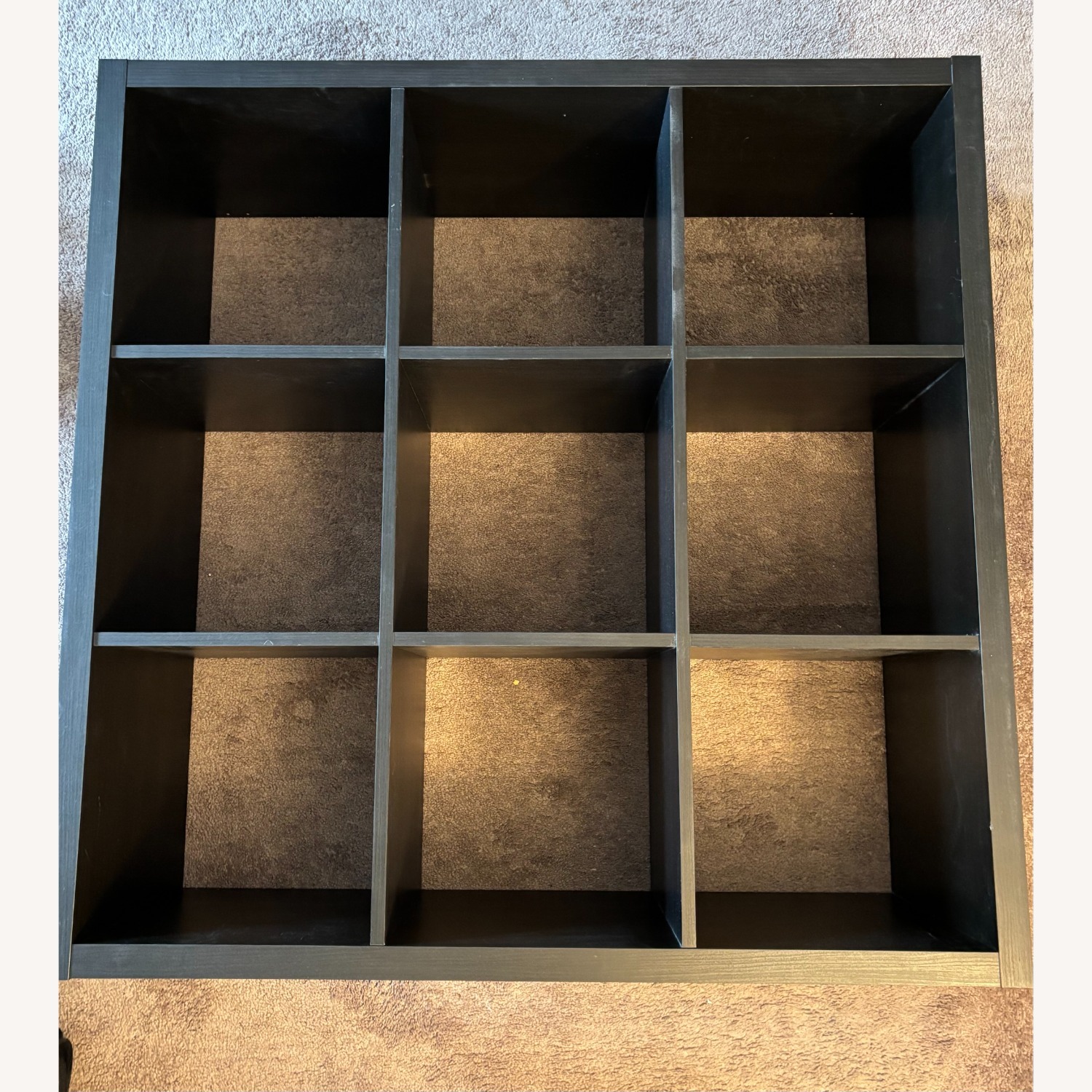 IKEA Kallax Dark Brown Wood Bookcase - image-2