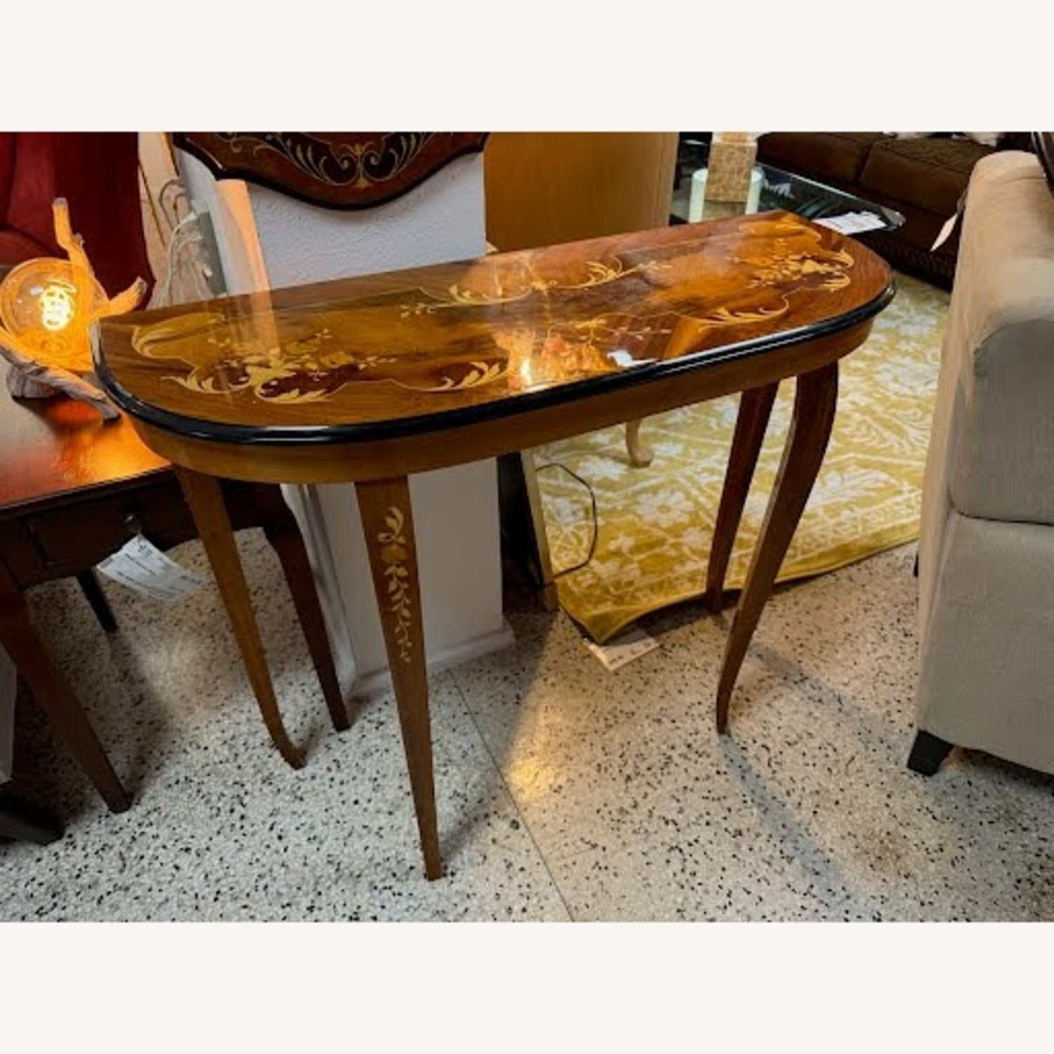 Vintage Italian Sorrento Sofa/Entry Table - image-6