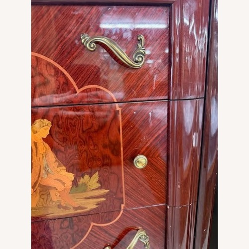 Used SET OF 2 Pair Italian Wood Painted Nightstand for sale on AptDeco