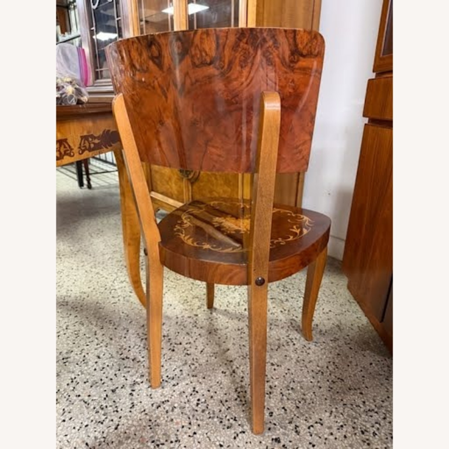 Vintage/Antique Italian Game Table with 2 Chairs - image-16