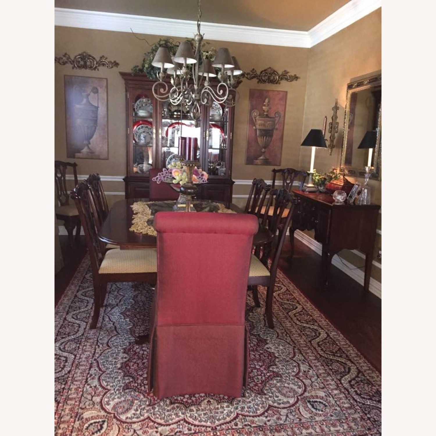 Red Area Rug 7.9' x 11.2' - image-3