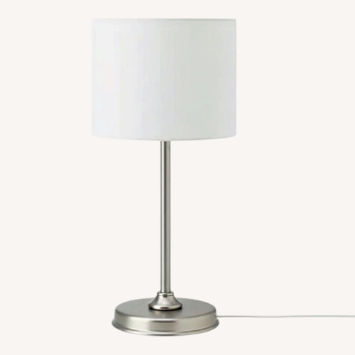 Used IKEA Milleryr White Table Lamp for sale on AptDeco