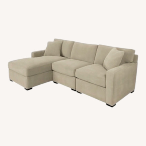 Used Macy's Radley Natural 3+ Piece Sectional for sale on AptDeco