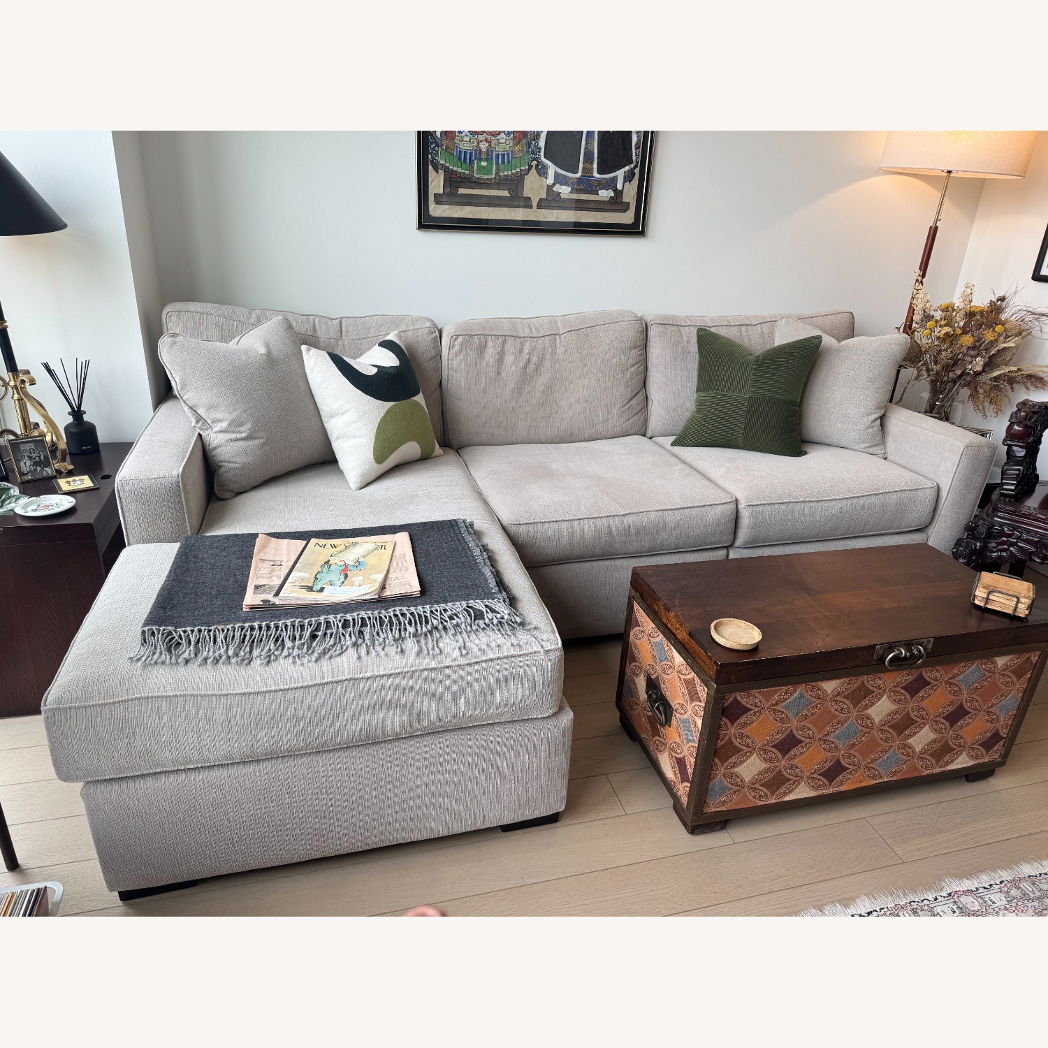Macy's Radley Natural 3+ Piece Sectional - image-2