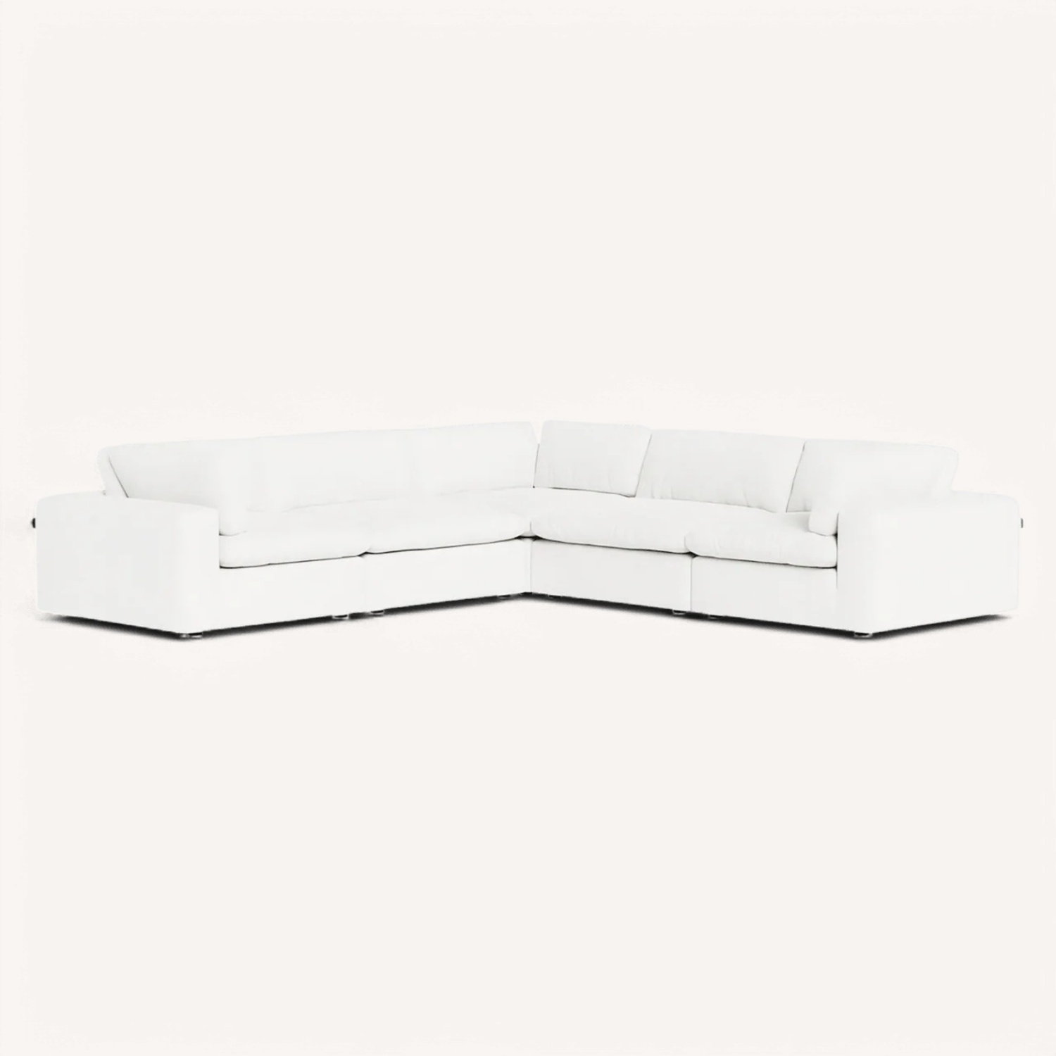 Bloom Sectional Modular Sofa White Modani - image-4