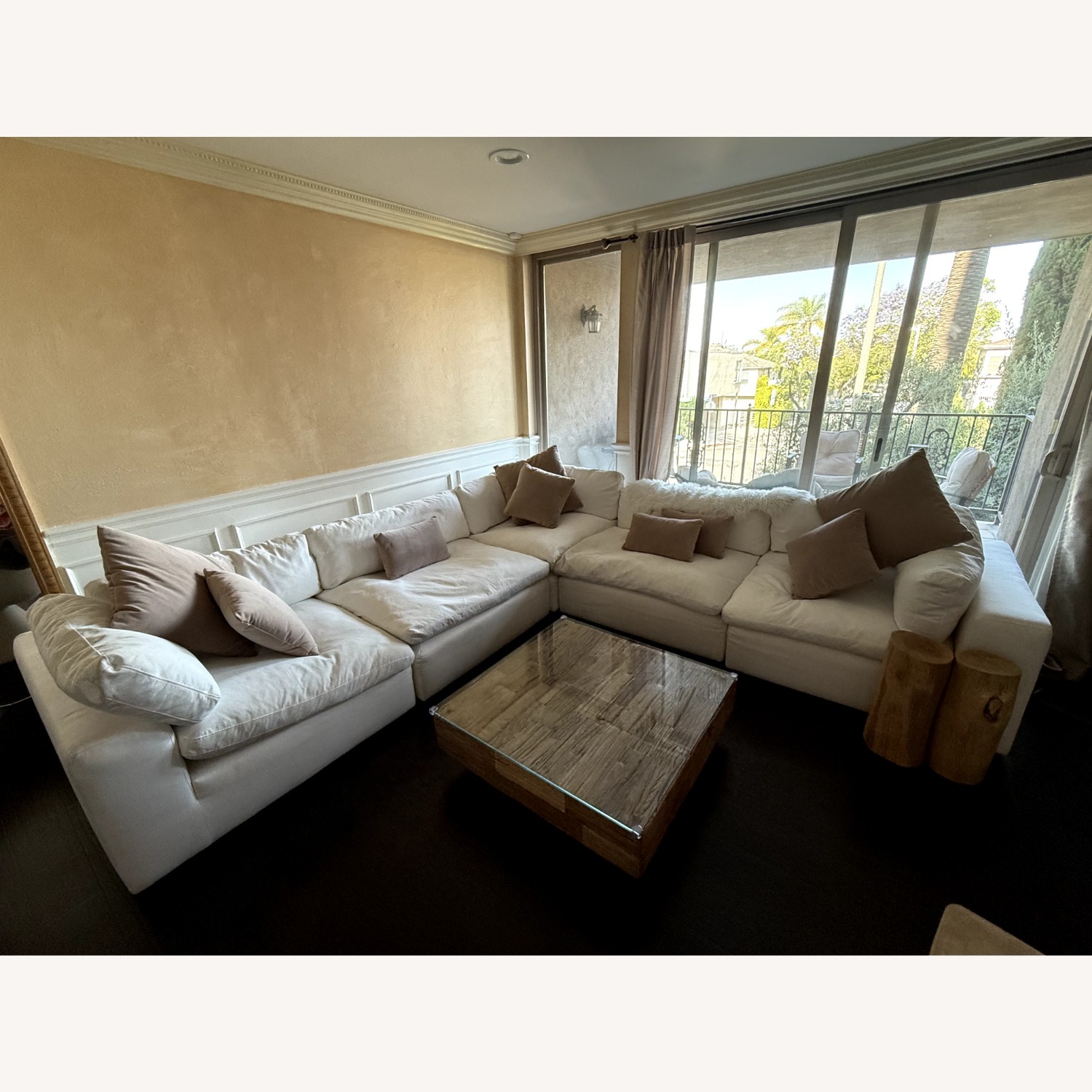 Bloom Sectional Modular Sofa White Modani - image-2