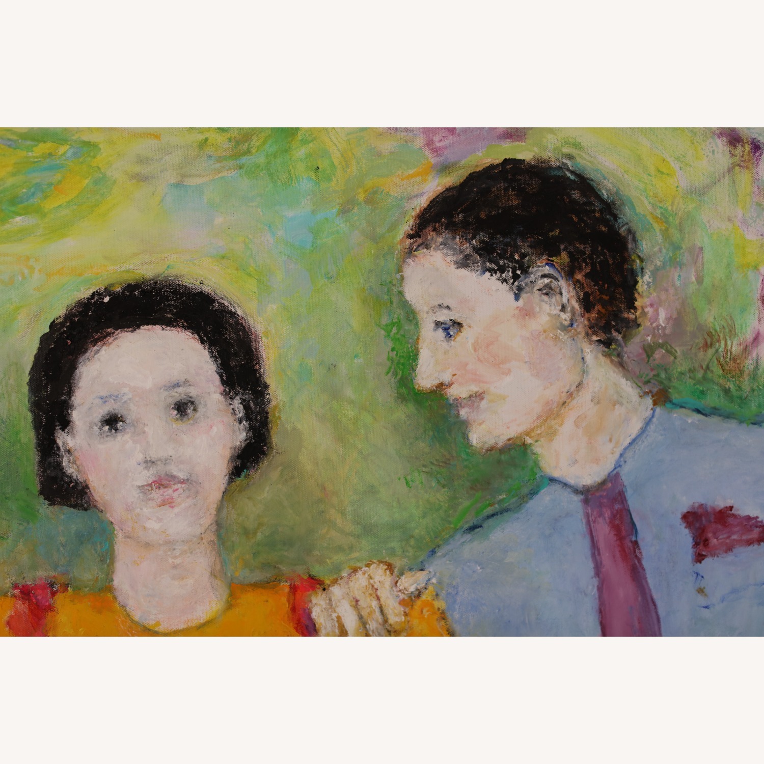 Original Oil Painting - Figures in a Dream - image-2