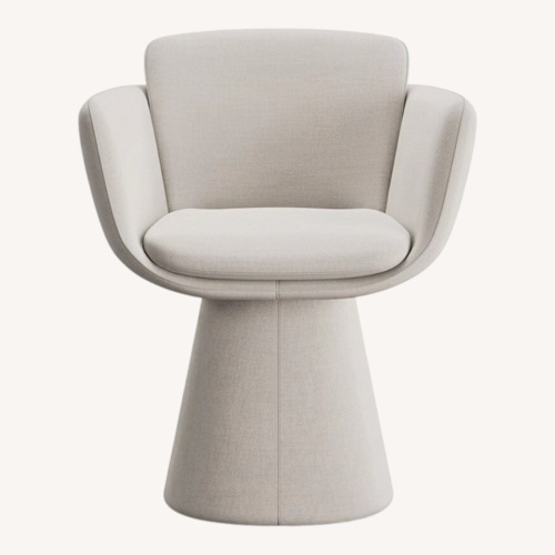 Used Modani Rune Swivel Dining Chairs in Beige for sale on AptDeco