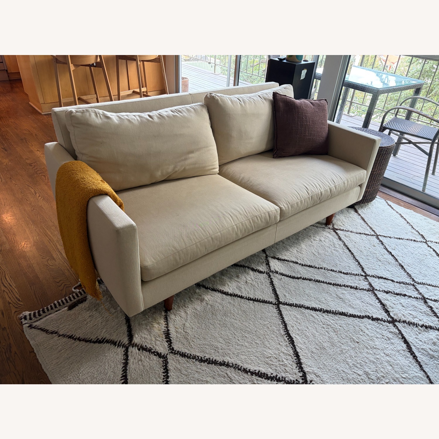 Room & Board Natural Fabric 3+ Seater Sofa - image-1