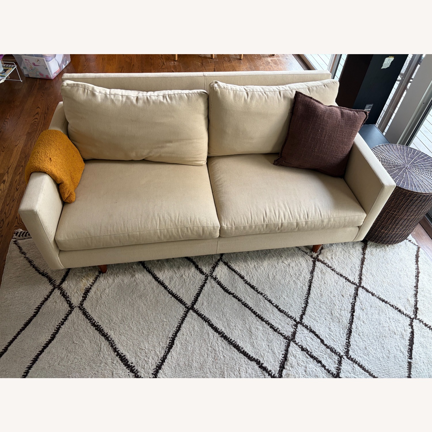 Room & Board Natural Fabric 3+ Seater Sofa - image-3