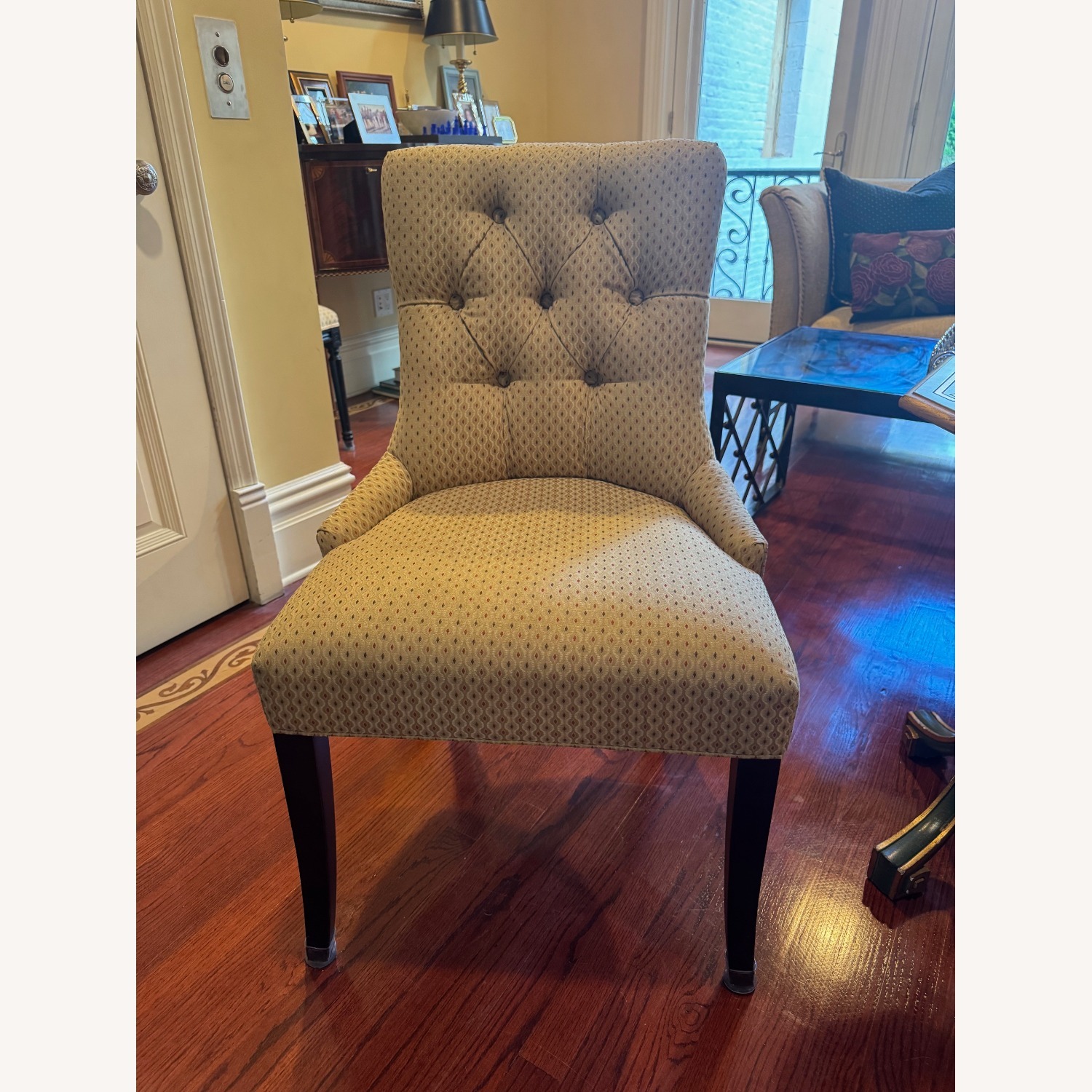 Ballard Designs (2) Tufted Accent Chairs - image-8