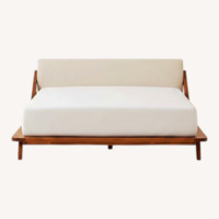 CB2 Drommen Acacia Wood Bed - Queen